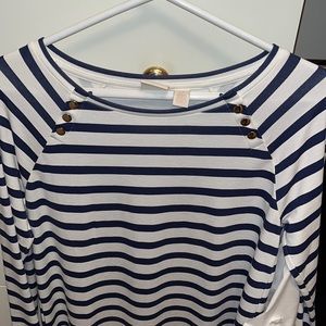 Chicos striped shirt! Adorable for work